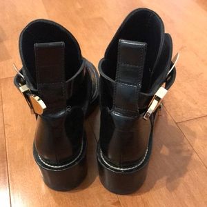 balenciaga holographic boots